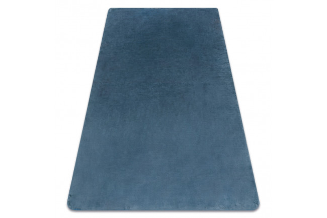 Protišmykový koberec POSH Shaggy modrý plyš