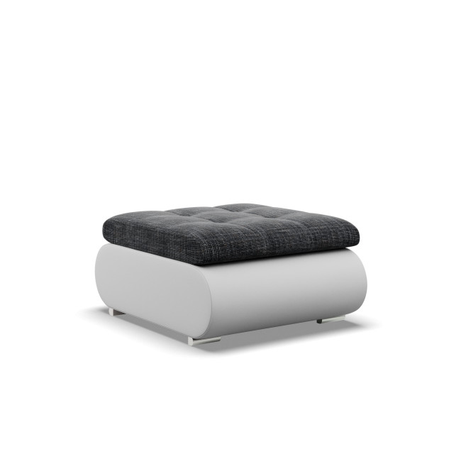 Taburetka FORESTA popolová / biela