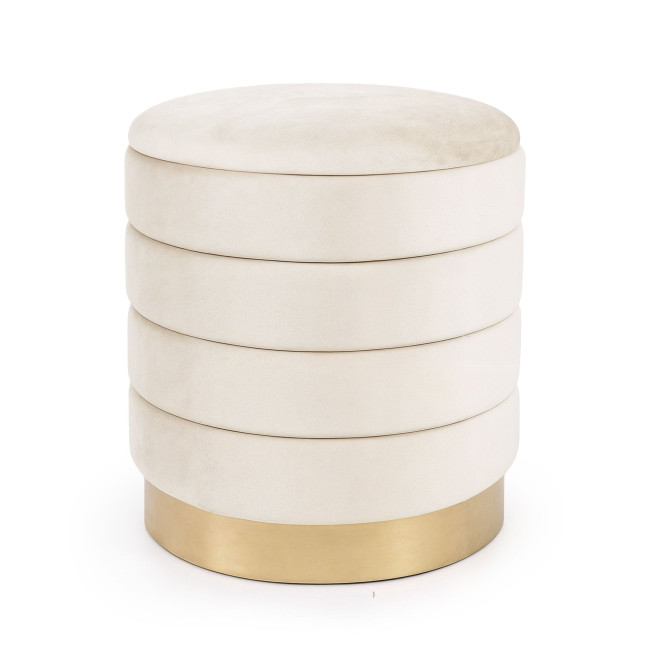 Taburetka LUNA krémová