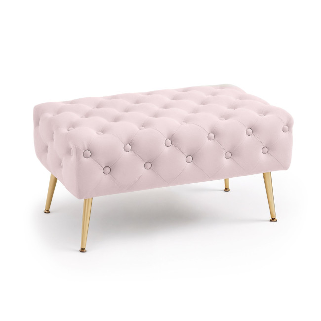 Taburetka MADRID púdrovo ružová