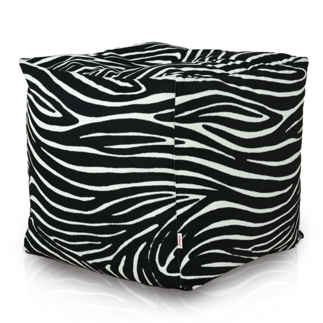 Taburetka Cubo zebra