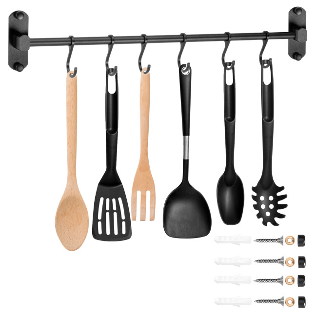 Držiak na kuchynské náradie SIVAS čierny