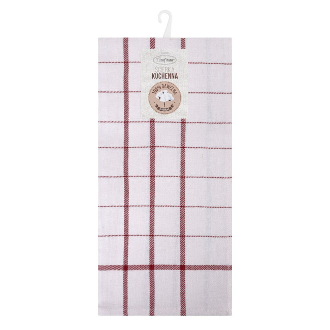 Sada kuchynských utierok CHECK červená