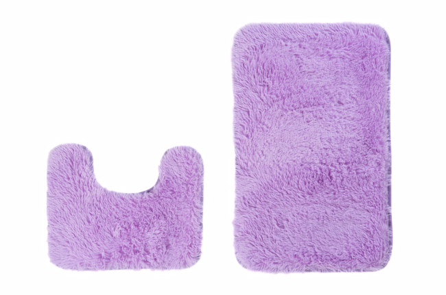 Sada kúpeľňových koberčekov SILK ARTS-61 2PC - fialový orgován