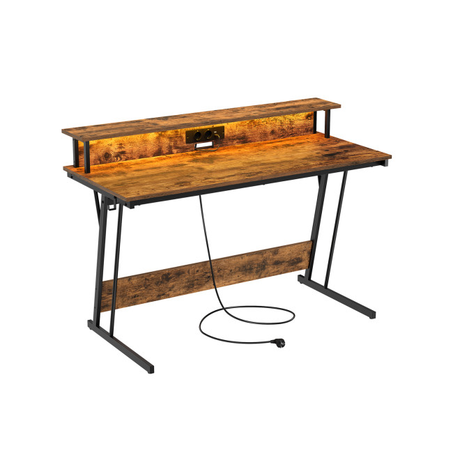 Herný stôl s LED osvetlením LWD117K01