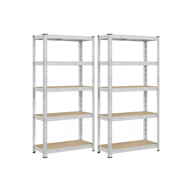 Set dvoch regálov SONGMICS GLR455E01 strieborný