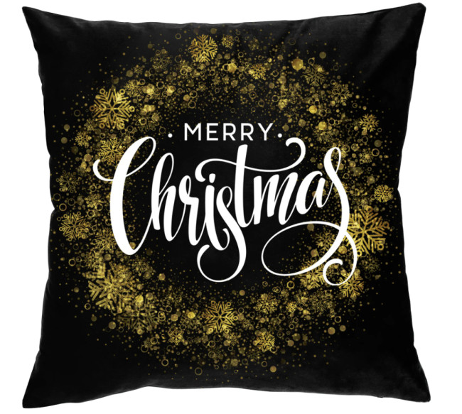 Vianočná obliečka na vankúš 3D 47