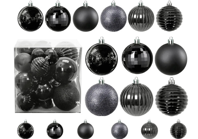 Vianočné guľky - 311433C (36ks)