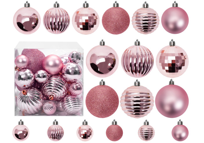Vianočné guľky - 311433 (36ks)