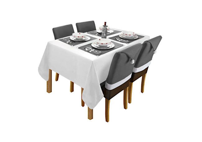 Vianočný set poťahov na stoličky a stôl 391004