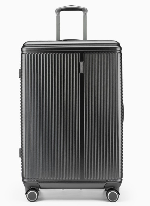 Veľký antracitový kufor Geneva