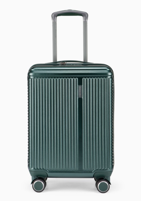 Tmavozelený kabínový kufor Geneva
