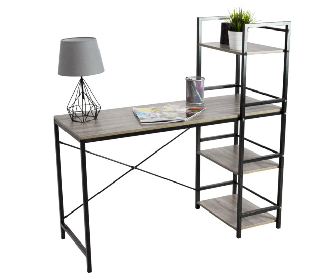 Kancelársky stôl s policami ACCENT-16