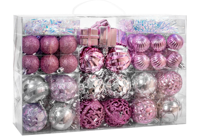 Vianočné gule MIX 311435 (72 ks)