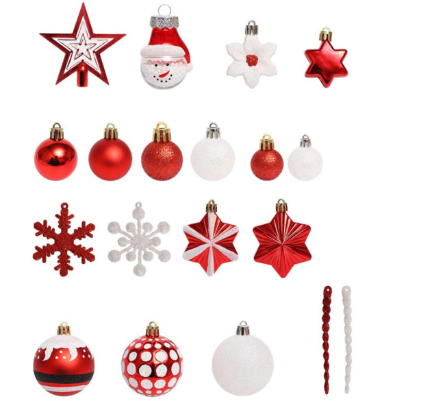 Vianočné ozdoby SYSD1688-113 (78 ks)