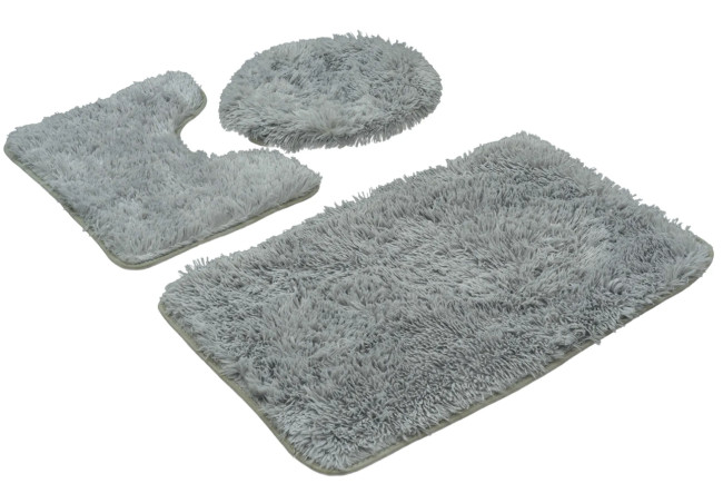 Sada kúpelňových koberčekov sivý 391869B
