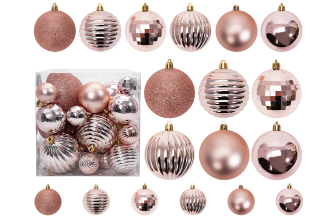 Vianočné guľky - 311433B (36ks)