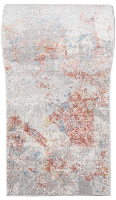 Behúň PORTLAND G500C biely / lososový