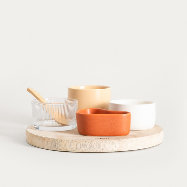 Sada servírovacích misiek GRENADA s podnosom 743122