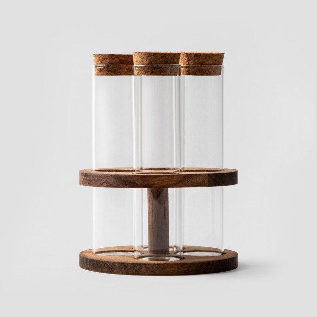 Sada koreničiek ALZARSI na okrúhlom stojane 730115