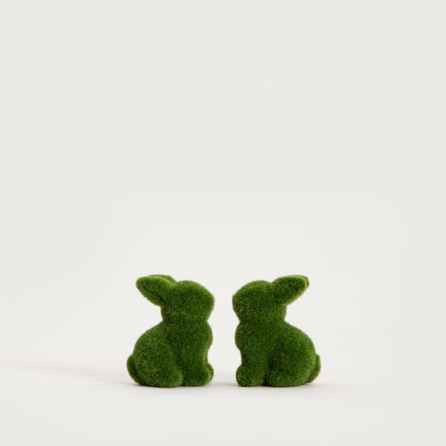 Sada dvoch veľkonočných dekorácií POLY zajac 763915 (2 ks)