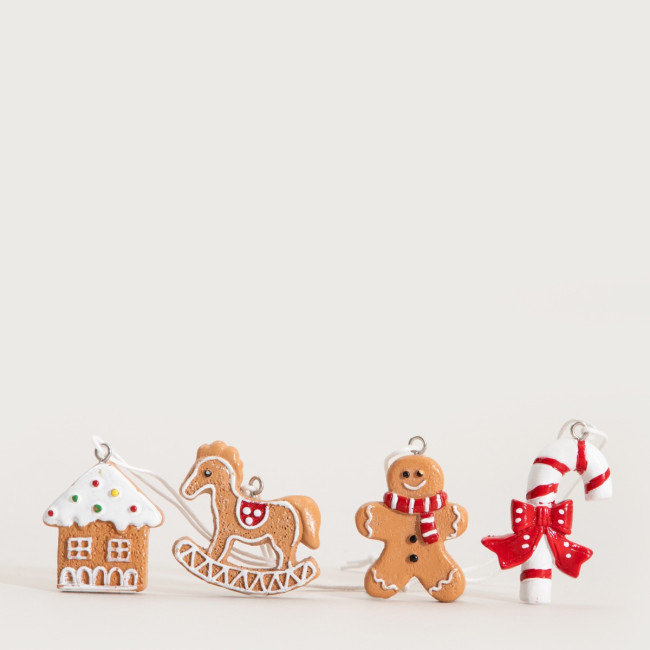 Závesná vianočná dekorácia CELLA 754326 (8 ks)