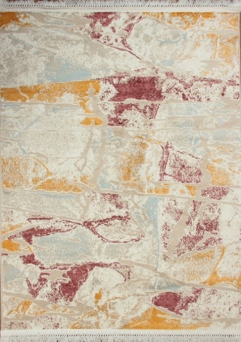 Koberec SHOW/SOFT 7076 žltý / svetlorúžový