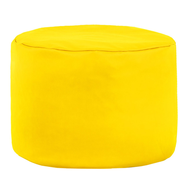 Taburetka Cilindro žltá ekokoža