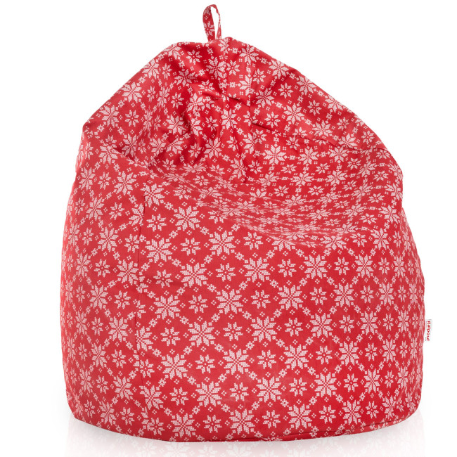 Sedací vak SAKO červené Snehulienky