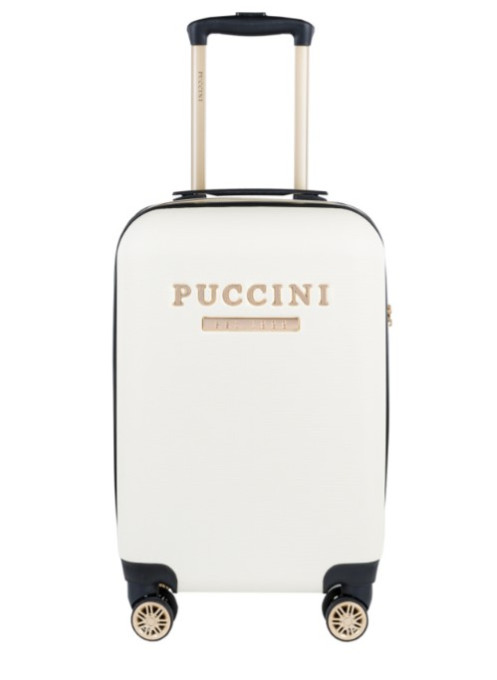 Biely kabínový kufor Los Angeles