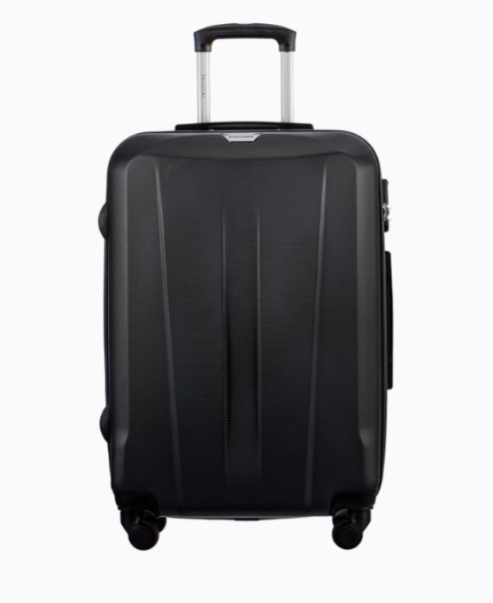 Stredný čierny kufor Paris