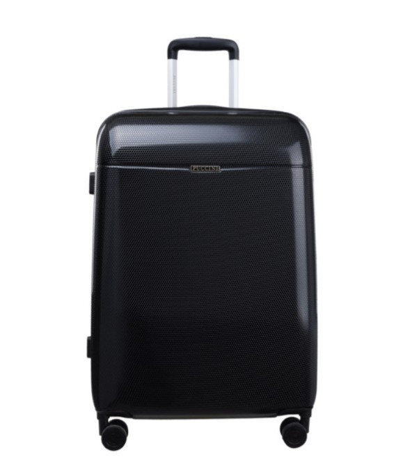 Stredný čierny kufor Voyager 2.0