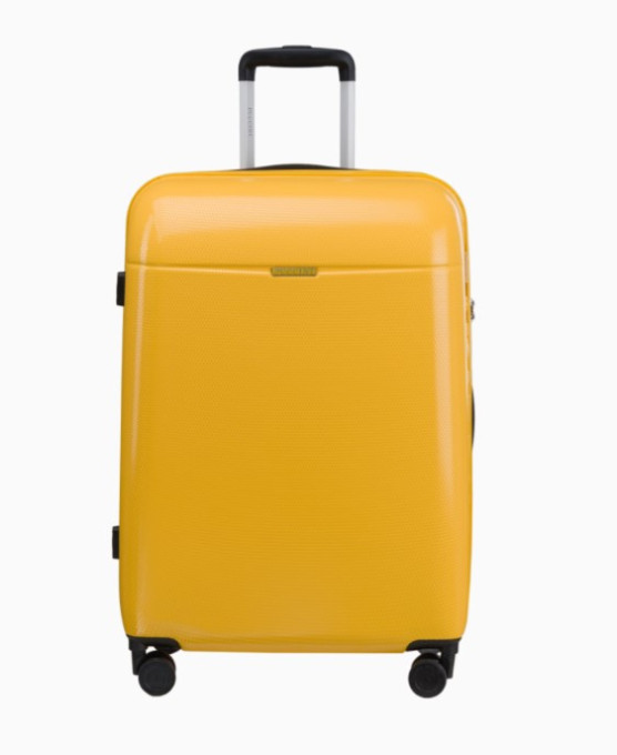 Stredný žltý kufor Voyager 2.0