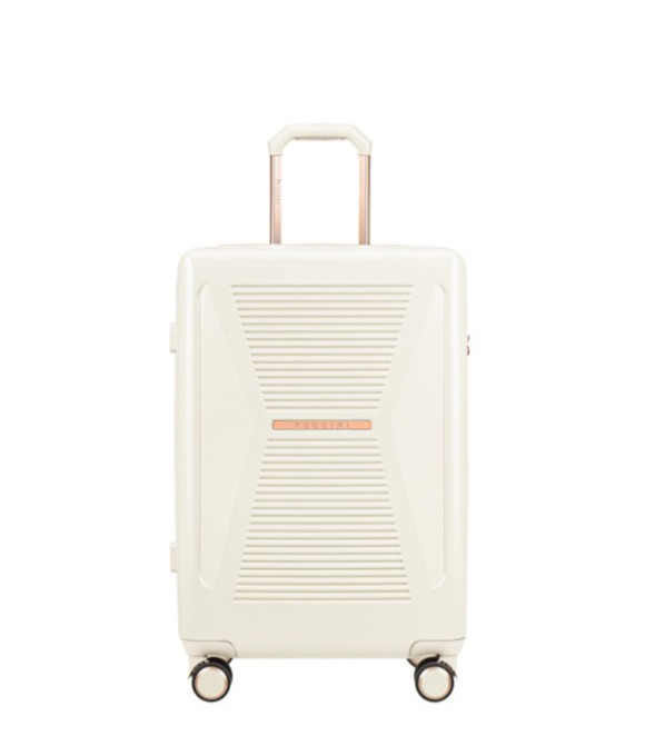 Biely stredný kufor Malibu