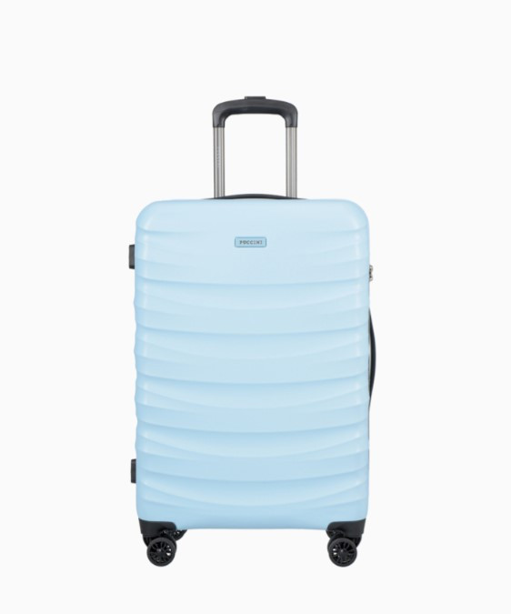 Stredný modrý kufor Valencia