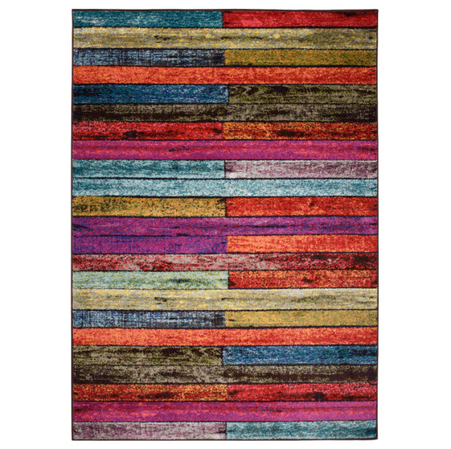 Koberec Salsa 0976A hnedý / červený