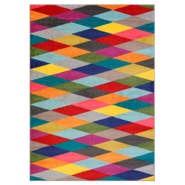 Koberec Salsa 9813A krémový / červený