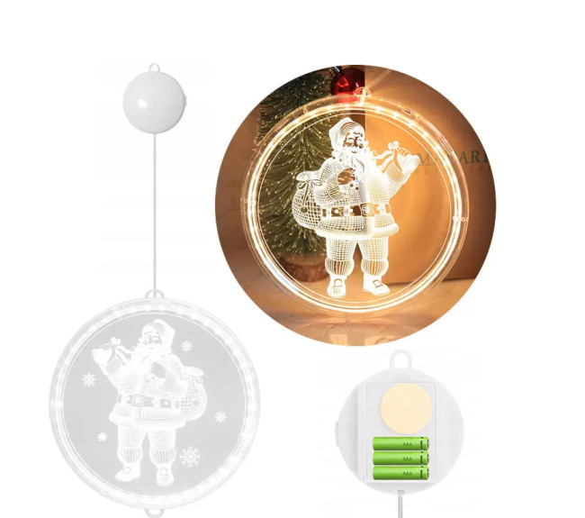 Vianočná LED dekorácia CD003 Mikuláš