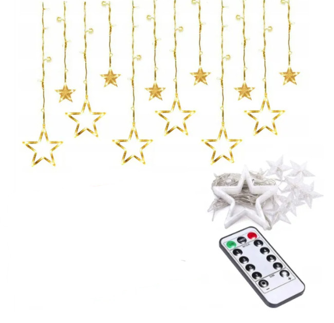 LED záves CD001-138 s diaľkovým ovládaním