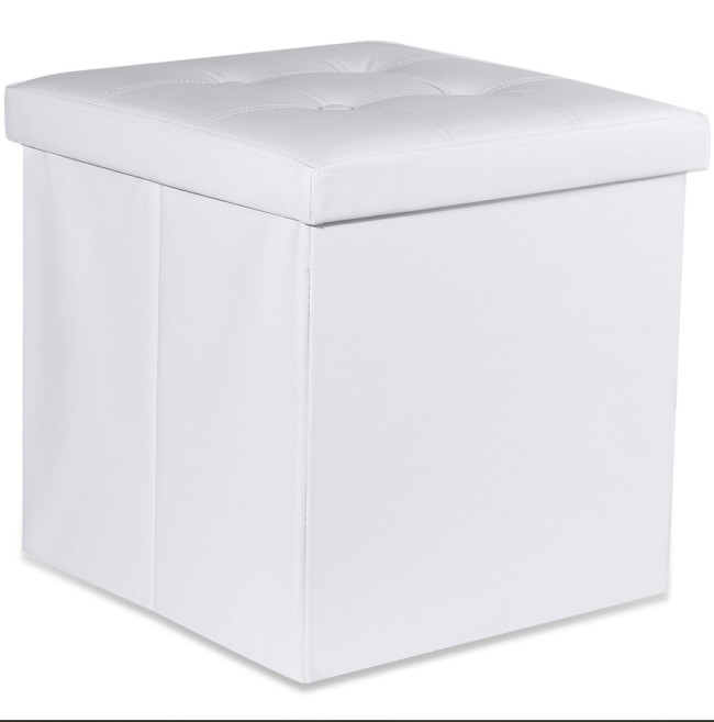 Skladacia taburetka L biela