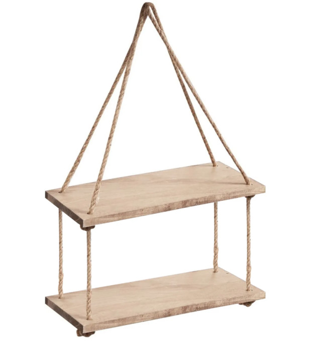 Závesná polica 22 WHITE béžová