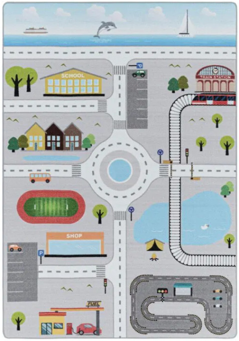 Koberec Play 2902-02 sivý