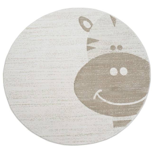 Detský koberec Mara 715 krémový kruh