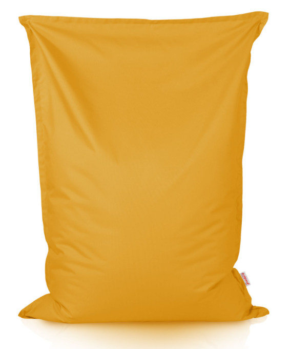 Vankúš na sedenie žltý nylon