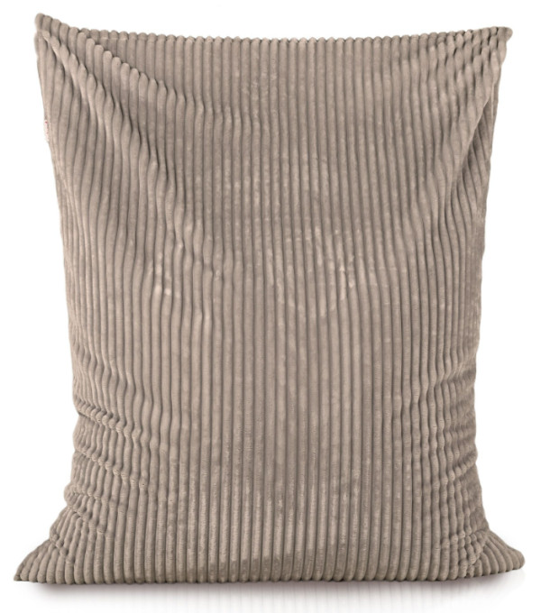 Vankúš na sedenie béžový stripe