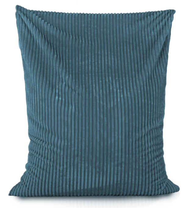 Vankúš na sedenie modrý stripe