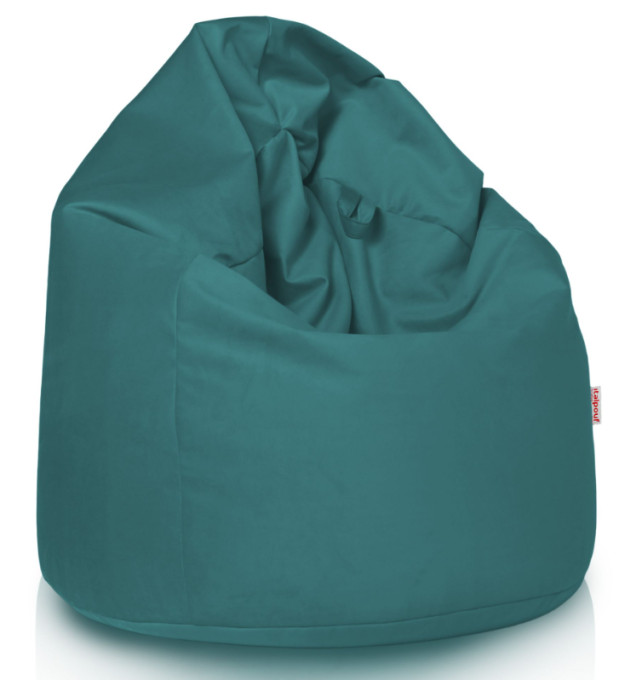 Plyšový sedací vak SAKO modrý