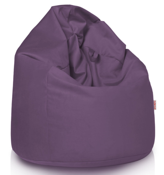 Plyšový sedací vak SAKO fialový