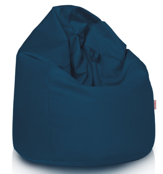 Plyšový sedací vak SAKO tmavomodrý