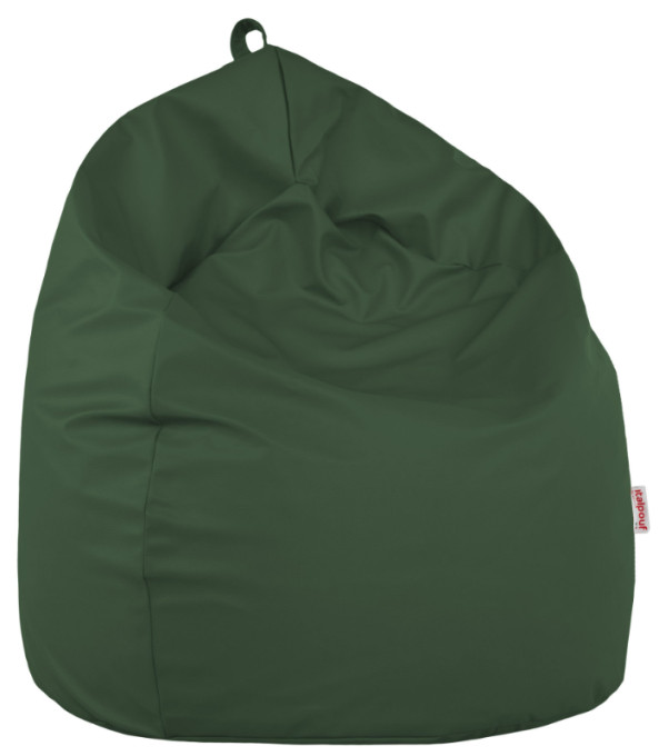 Sedací vak SAKO tmavozelený ekokoža